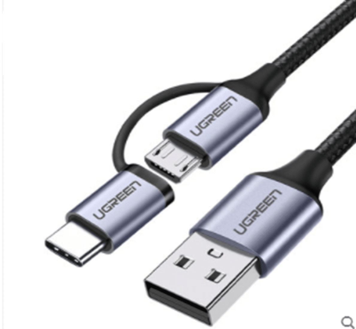 Civic Voorkomen Cadeau 2-in-1 USB-C naar Micro USB en USB-A kabel kopen? Bestel nu - Morgen in  huis.
