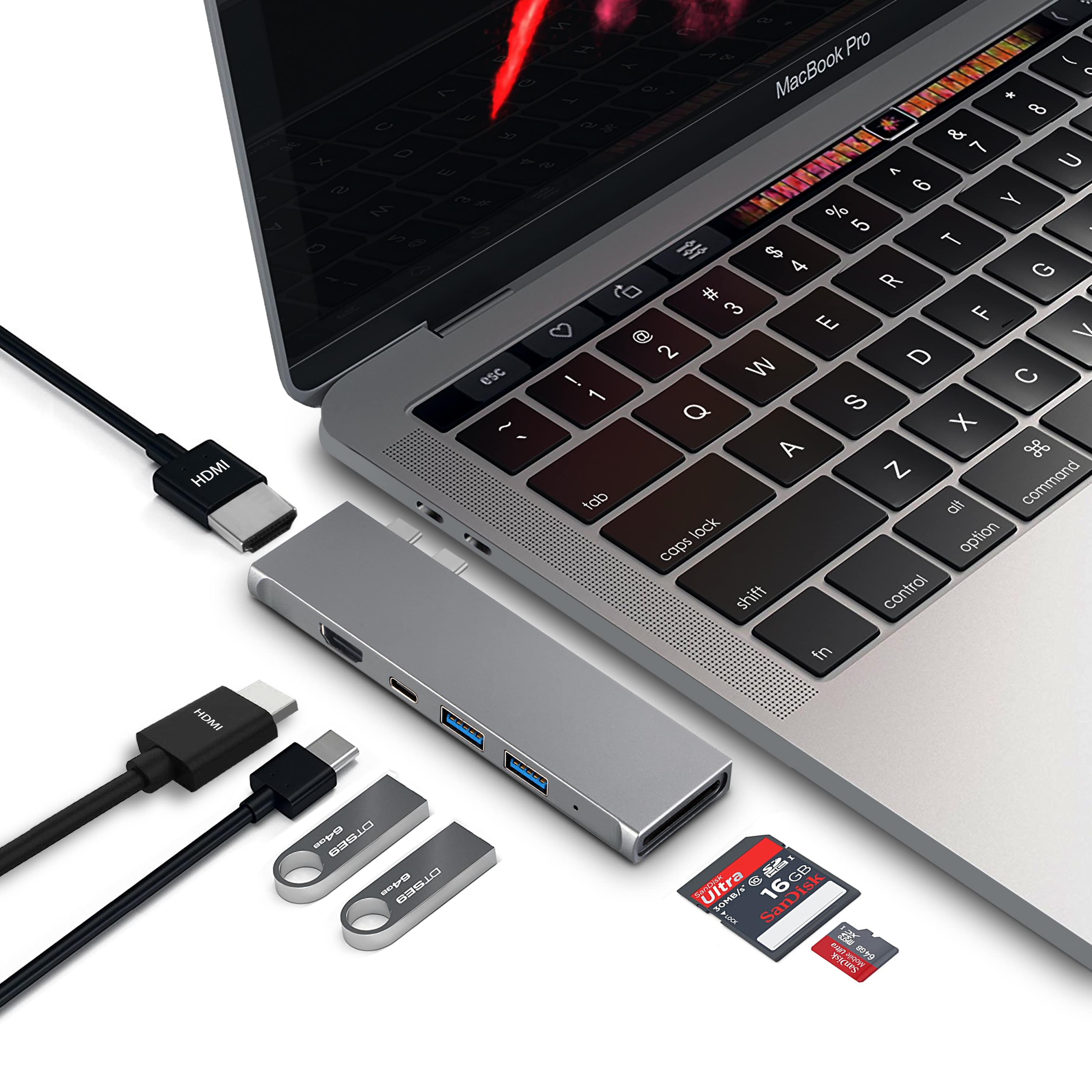 rol Vruchtbaar Tektonisch Dock nodig voor MacBook? Met o.a. 2 x HDMI uitgangen? Morgen in huis!