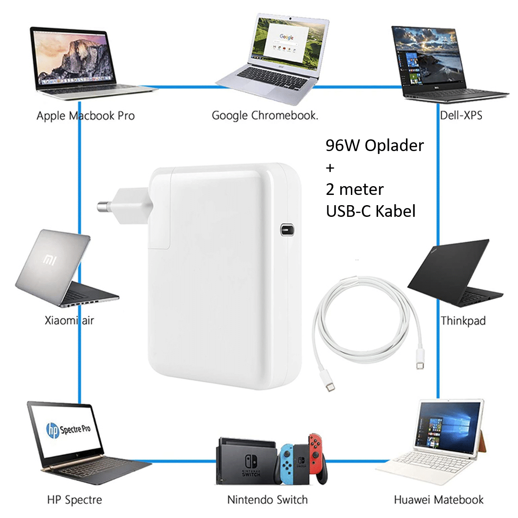 Vooroordeel Ijzig Op grote schaal USB-C oplader 30W voor Iphone 12 MacBook, laptop of tablet.