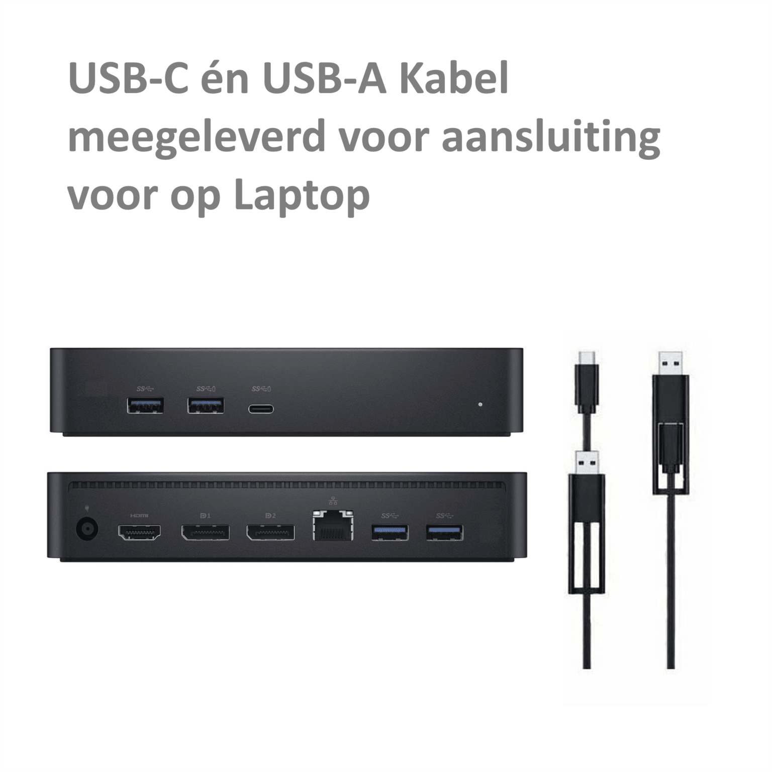 Dell D6000s Docking Station Met Displayport En HDMI Uitgangen